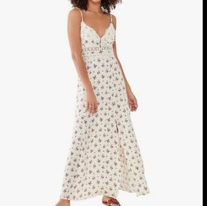 NEW Floral Maxi dress Free People  boho Gypsy Maxi dress